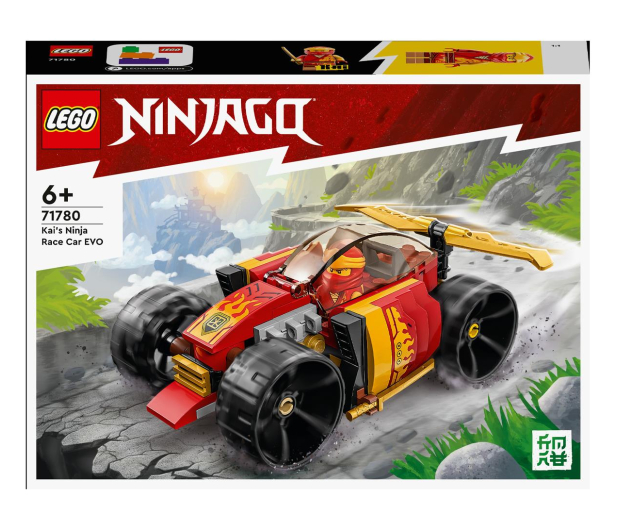 LEGO Ninjago 71780 Samochód wyścigowy ninja Kaia EVO - 1090524 - zdjęcie
